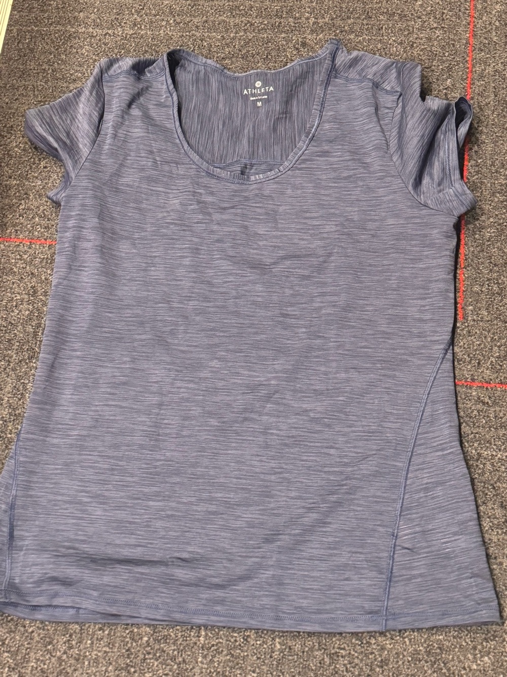 Athleta Dark Blue Short Sleeve Tee